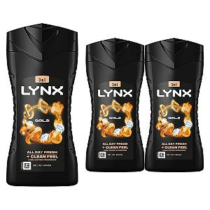 Гель для душу Lynx Golden Oud Wood and Vanilla освіжаючий 3 шт 12 годин свіжості - Фото 1