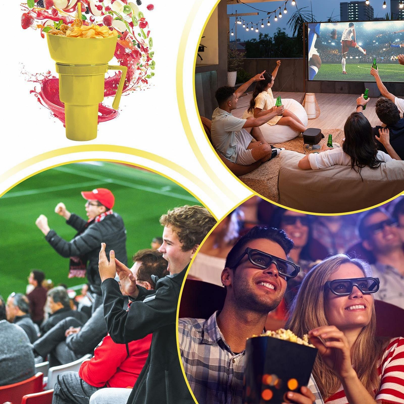 Кухоль для напоїв та снеків Générique Комбо, для дорослих, дітей, для подорожей, фото №4