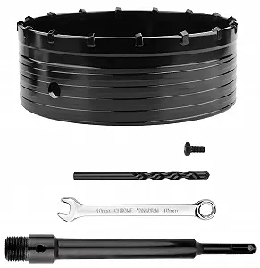 Сверло 160 мм / SDS plus 220 мм / Черный synthetic.ua - Фото 1