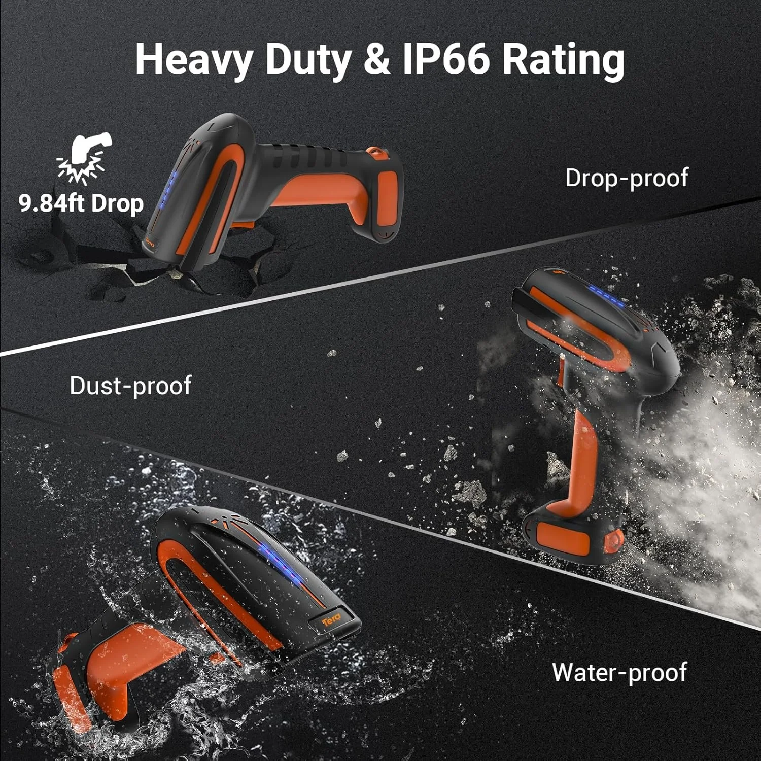 Сканер Tera Pro 8100 Чорний-помаранчевий, фото №3