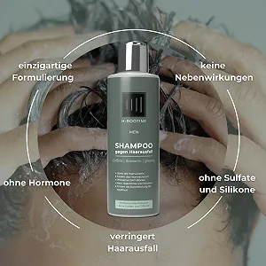 Сыворотка Шампунь H-ROOTINE Набор для роста волос для мужчин (100 мл) и Кофеиновый шампунь (200 мл) synthetic.ua - Фото 1