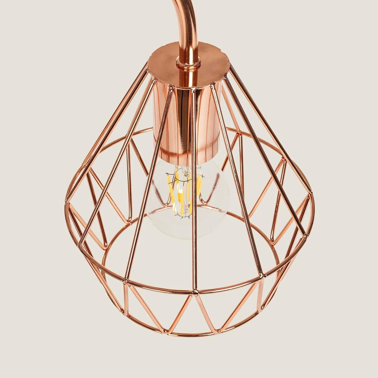 Настільна лампа LEDKIA LIGHTING Fugalaau 470х330х170 мм E27 Copper Metal, фото №5
