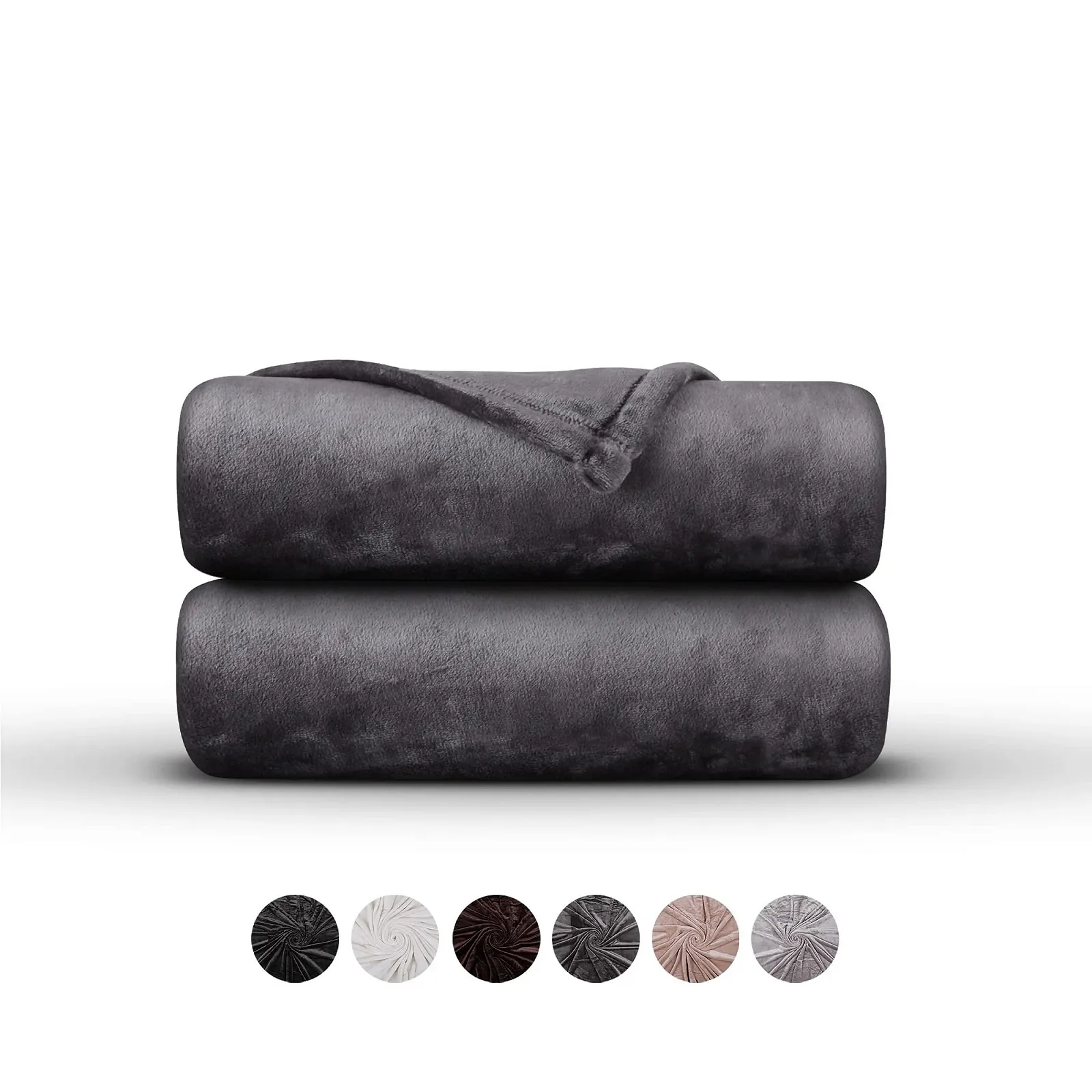 Покривало Bestlivings Mirabella Пухнаста 150 x 200 см Антрацит, фото №9