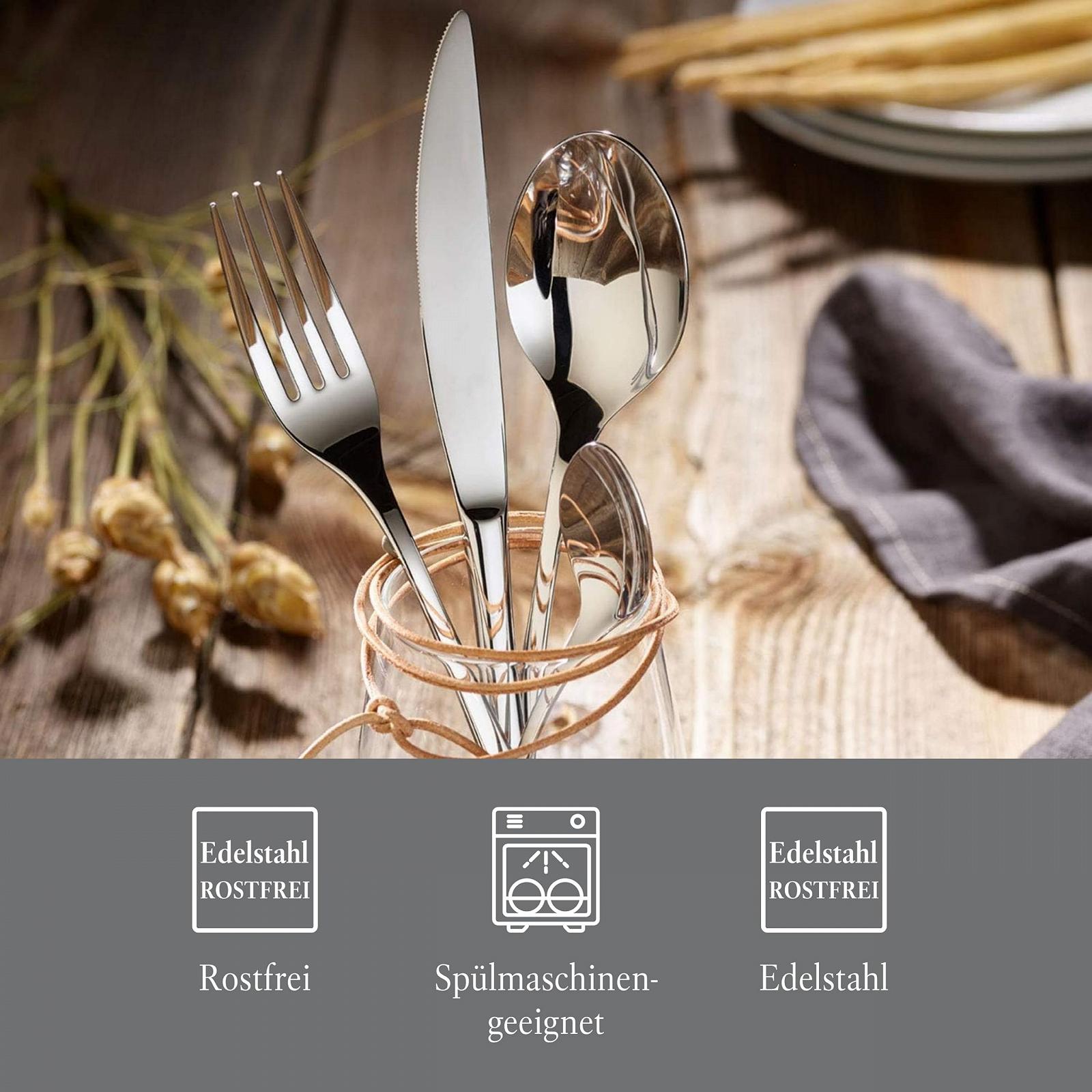 Набор столовых приборов New Fresh Basic vivo by Villeroy & Boch group, нержавеющая сталь 18/10, серебряный, фото №2 Набор столовых приборов New Fresh Basic vivo by Villeroy & Boch group, нержавеющая сталь 18/10, серебряный, фото №2