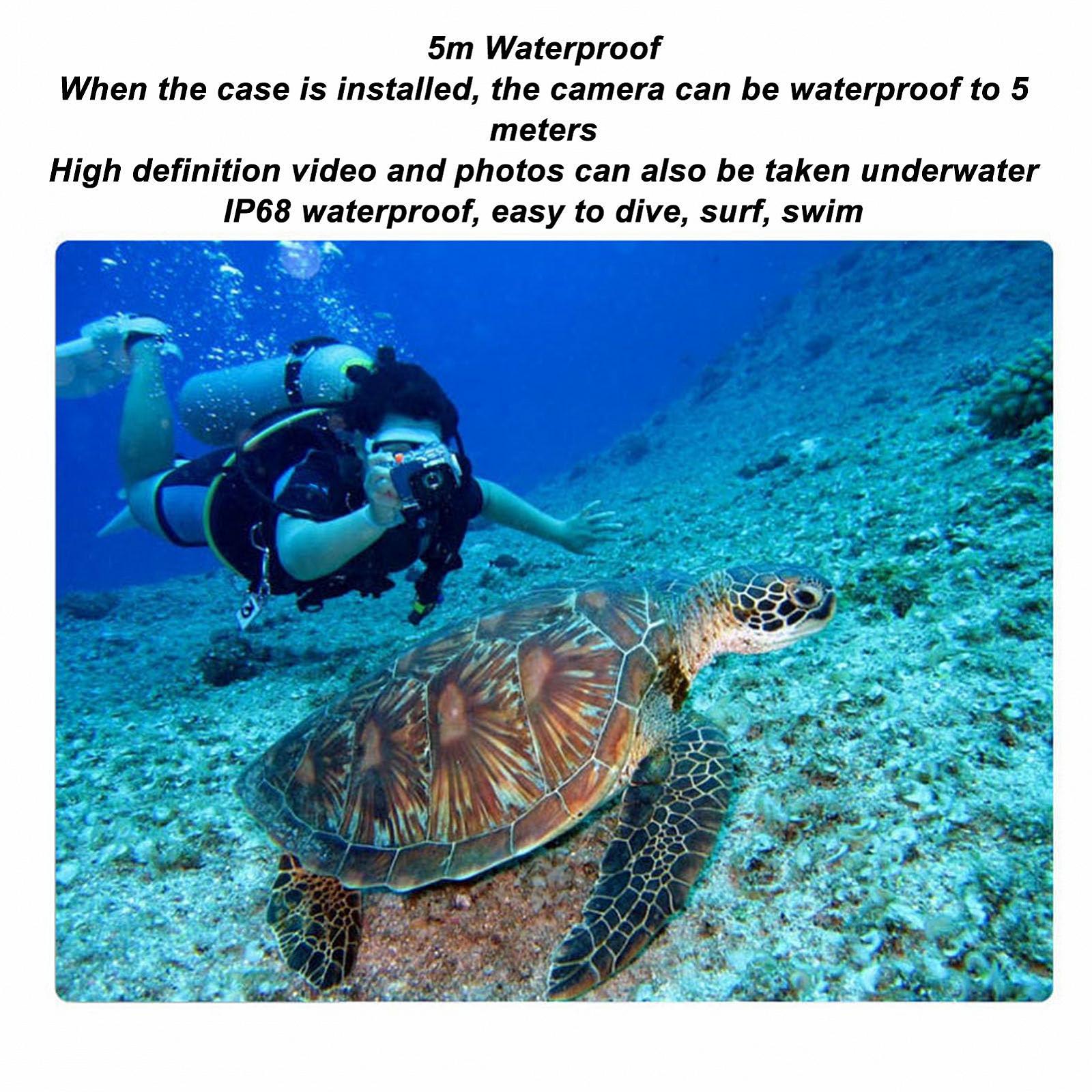 Екшн-камера Tonysa UHD Action Shake-Proof 170 Degree Wide Angle WiFi Connection 4K 60 FPS 5 Meters Waterproof, фото №2