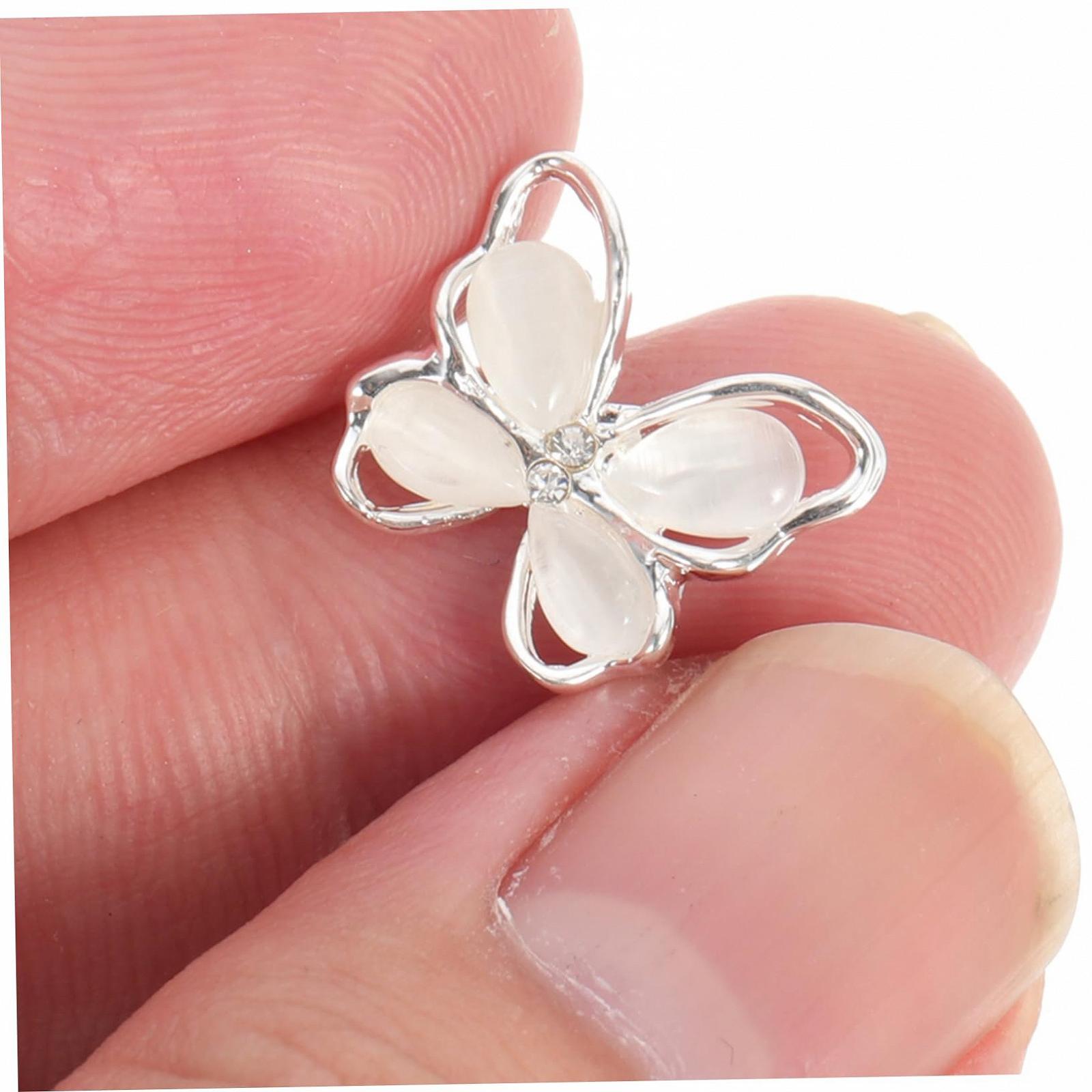 Украшение для ногтей Бант FRCOLOR, 50 шт, Аксессуары для ногтей, 3D Сплав Хрустальный галстук, фото №8