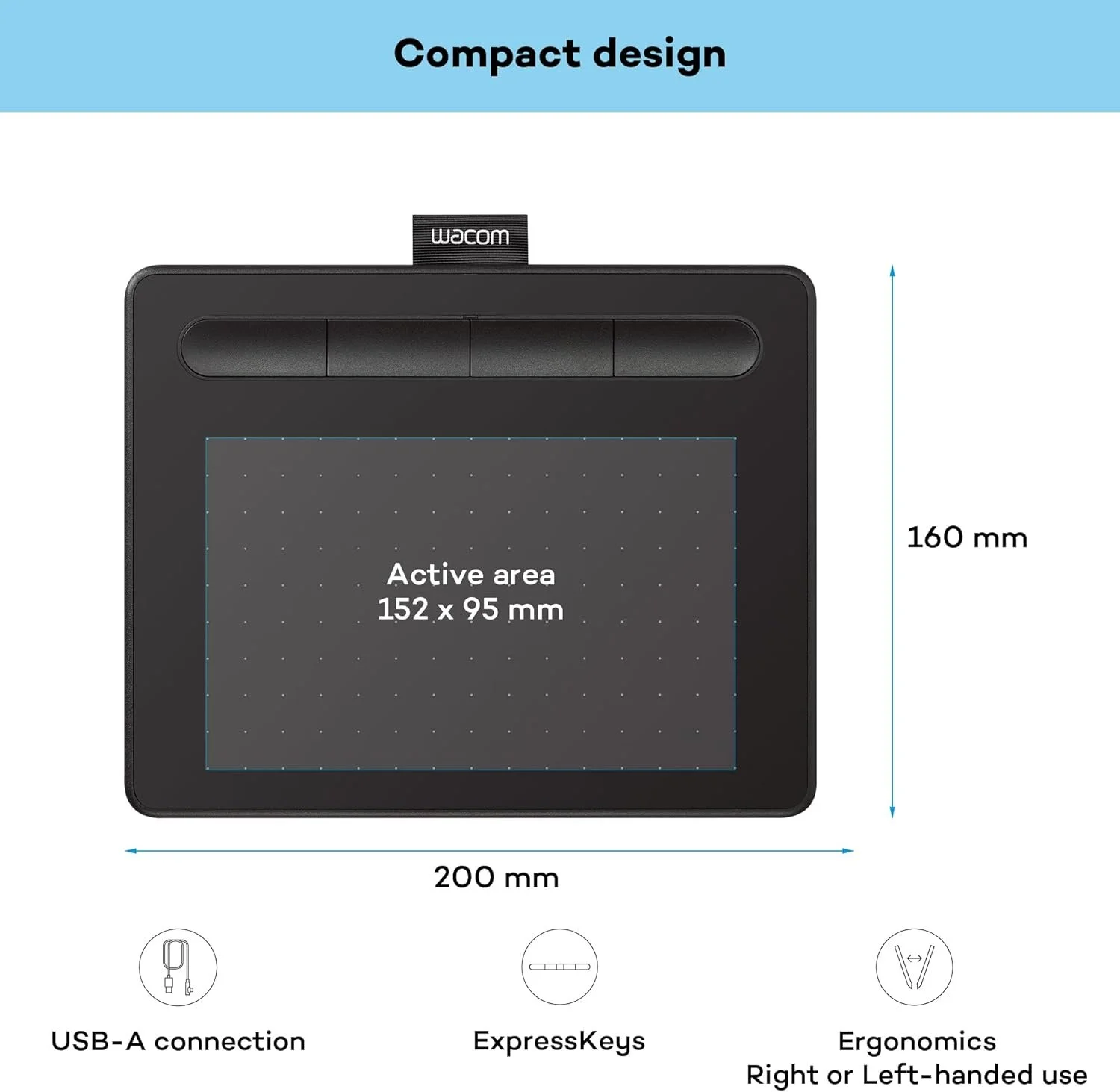 Графический планшет Wacom Intuos CTL-4100K-S / 2540 LPI / Черный, фото №7 Графический планшет Wacom Intuos CTL-4100K-S / 2540 LPI / Черный, фото №7