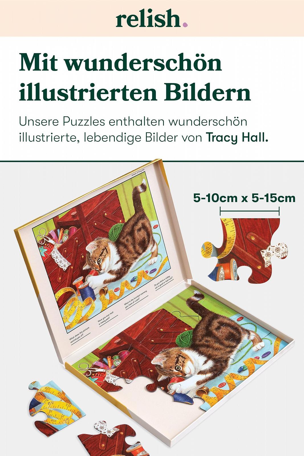 Пазл Relish Cat Life 13 деталей, фото №4 Пазл Relish Cat Life 13 деталей, фото №4