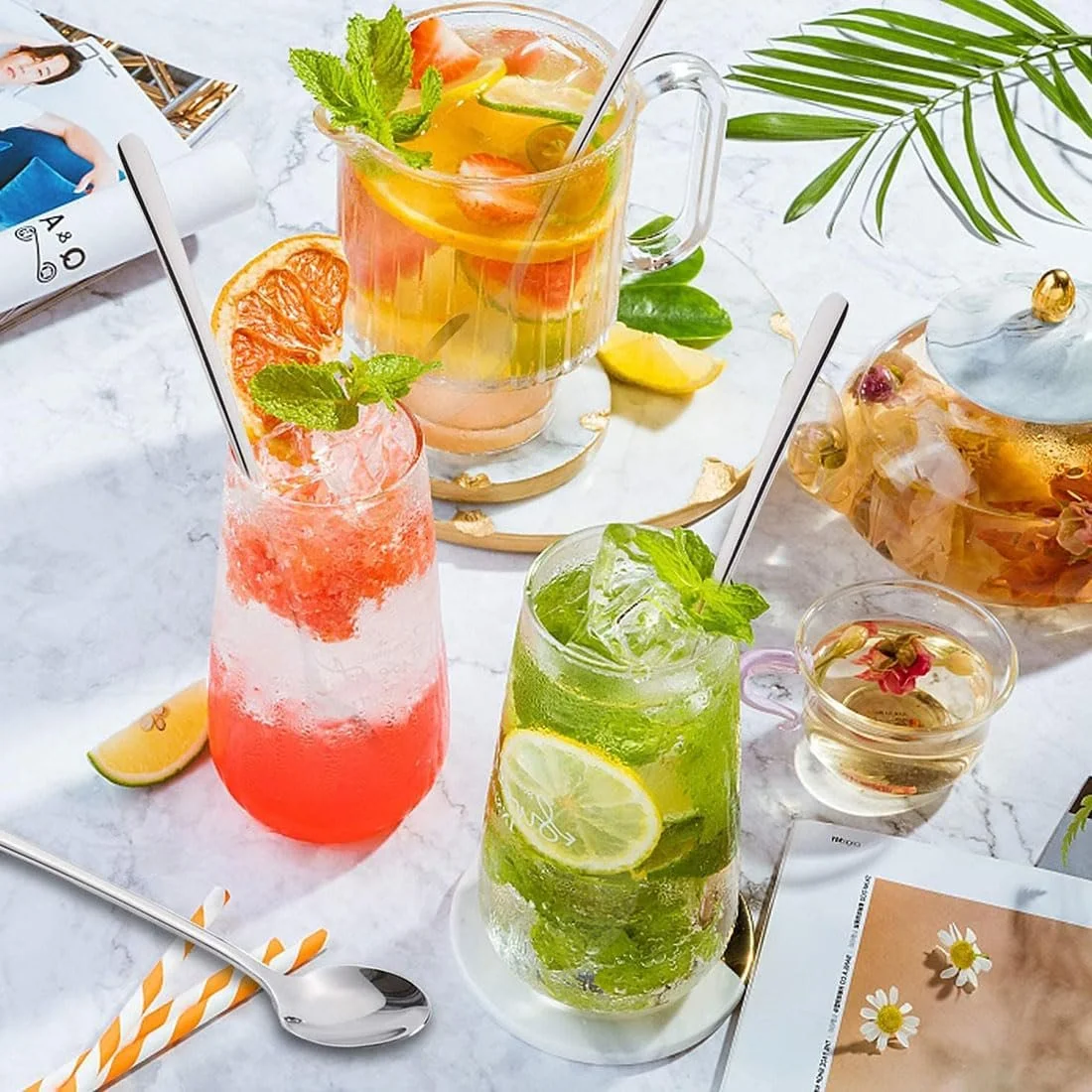 Ложка чайна BANSHAN, 14.5 см, ложка для кави з нержавіючої сталі, для еспресо, десертна, фото №7