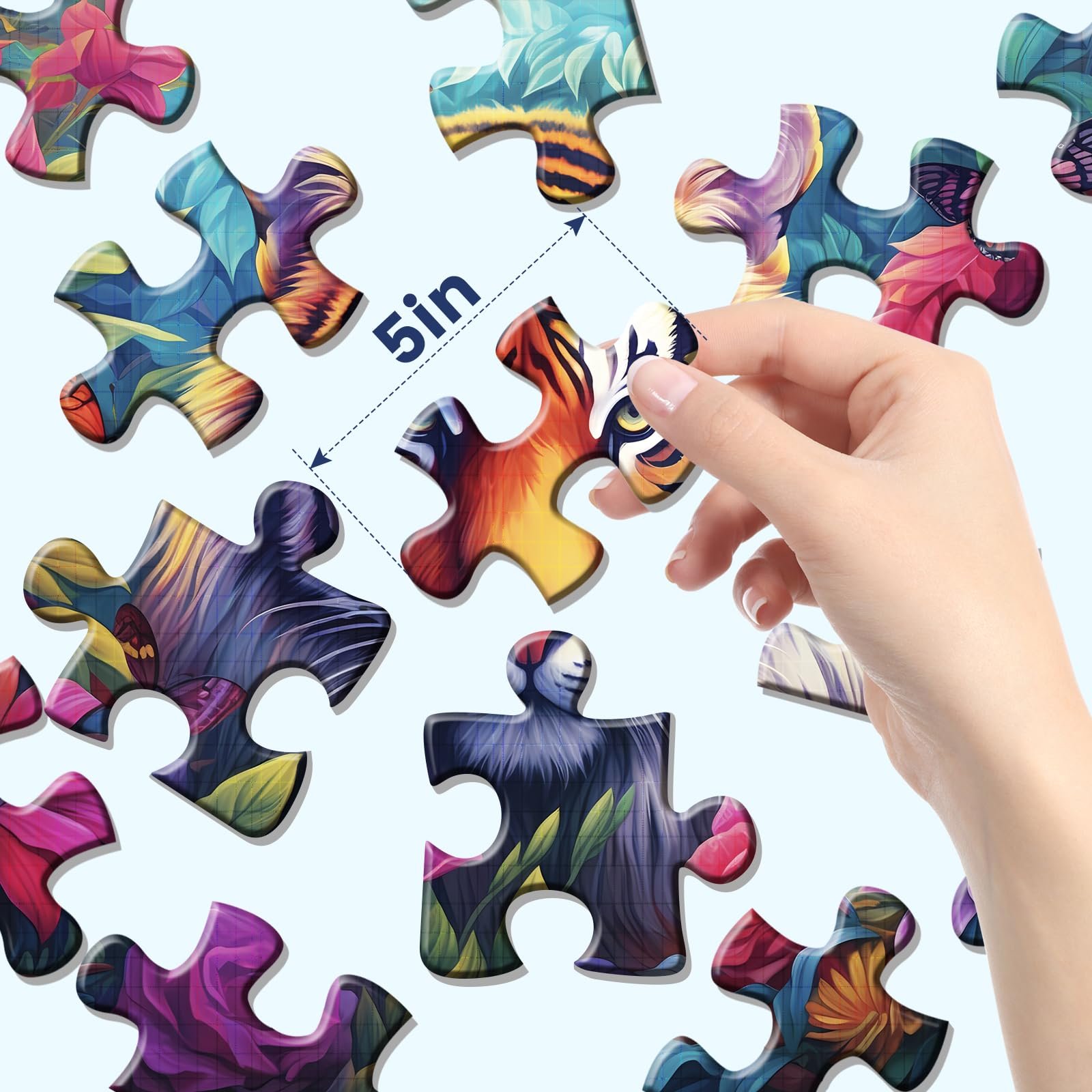 Пазлы для пожилых людей 6 шт. 16 крупных элементов, фото №5