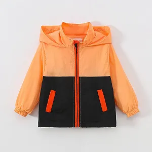 Куртка детская Ветрозащитная С карманами Теплая стеганая куртка С капюшоном Outdoor Куртка Короткая на молнии Уютная куртка Легкая Теплая зимняя куртка Outdoor Переходная куртка synthetic.ua - Фото 1