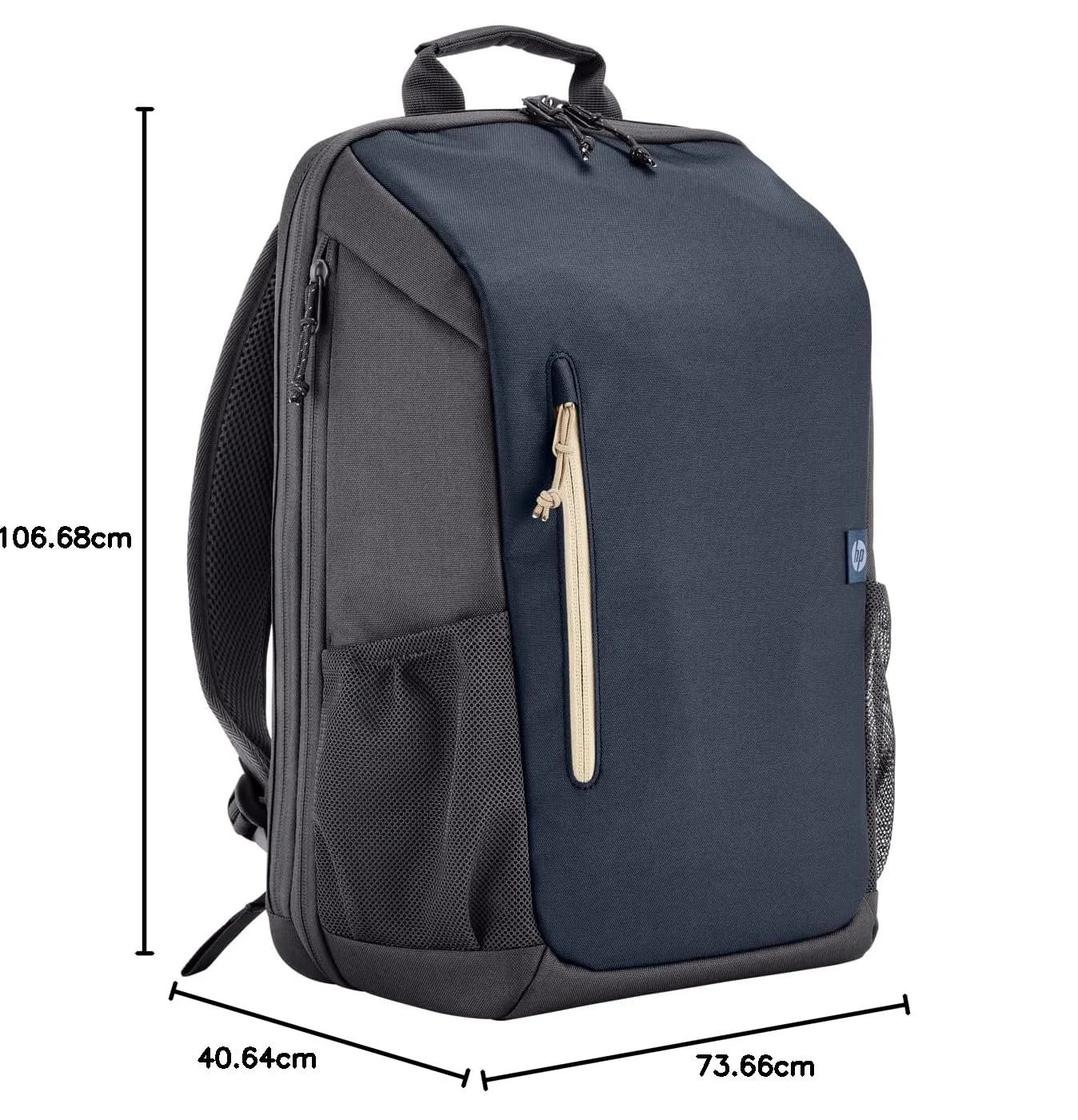 Рюкзак для ноутбука HP 15.6" 18-21L Водостійкий Синій, фото №7 Рюкзак для ноутбука HP 15.6" 18-21L Водостійкий Синій, фото №7