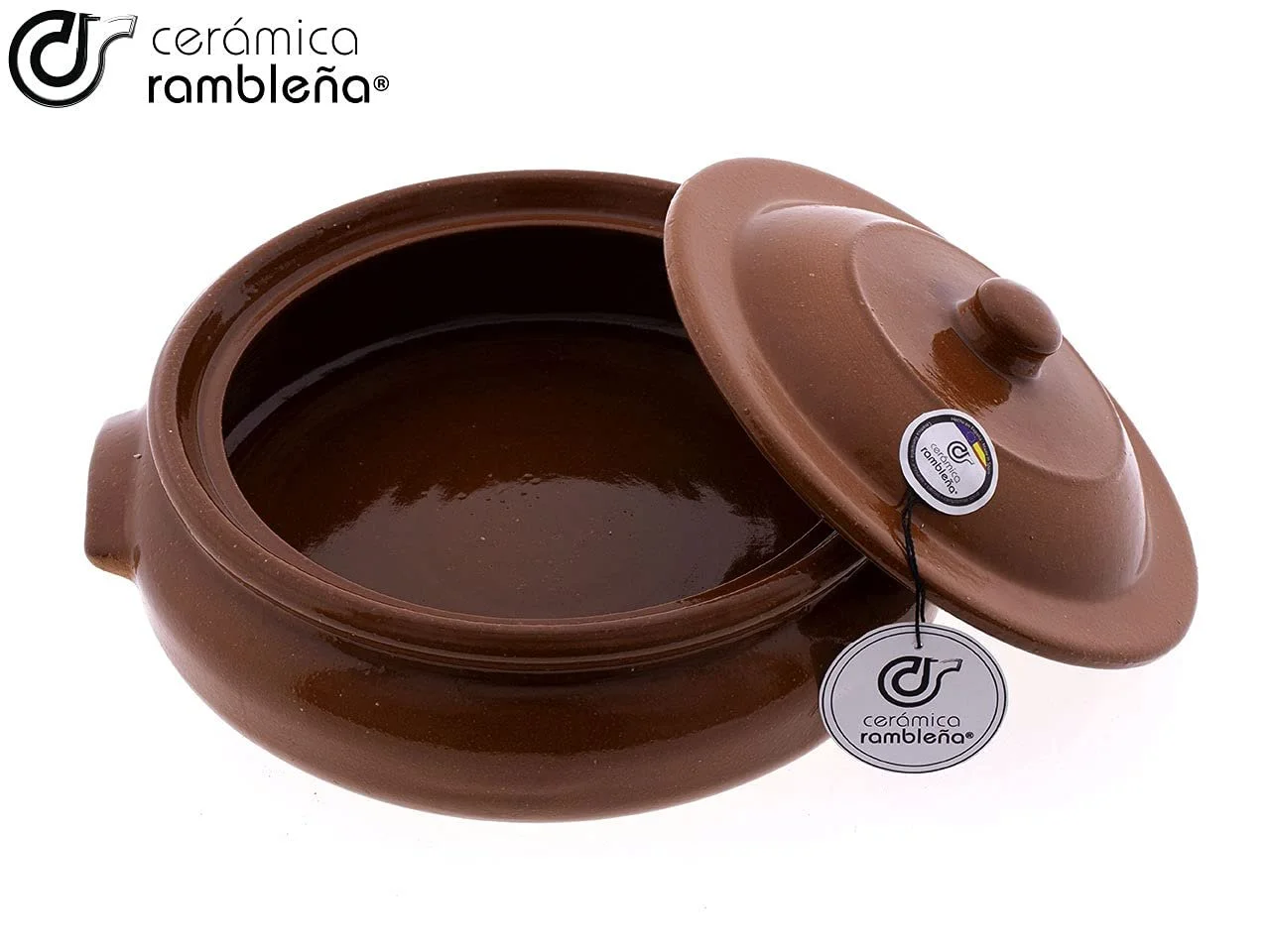 Форма глиняная Cerámica Rambleña с крышкой 27 x 25 x 12 см 1,5 л, фото №3