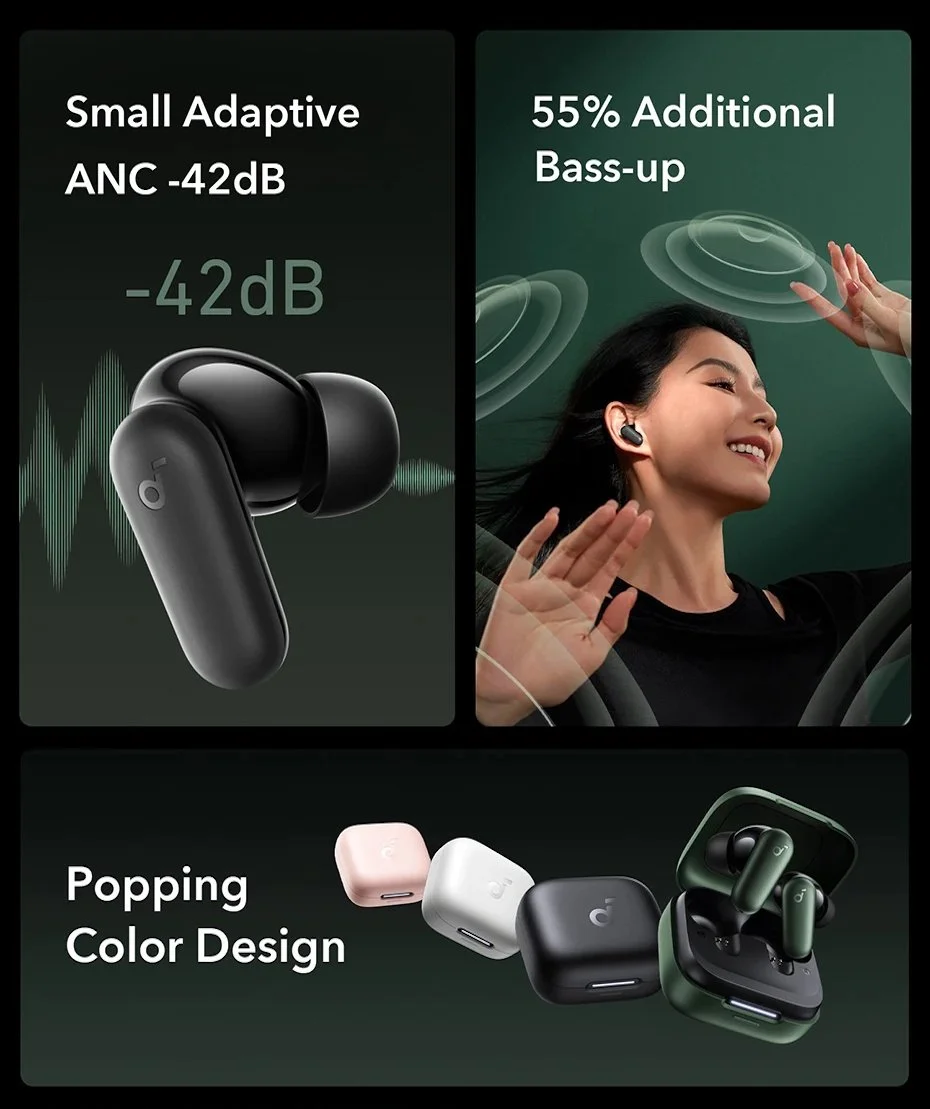 Навушники Anker Soundcore R50i NC Black, фото №10