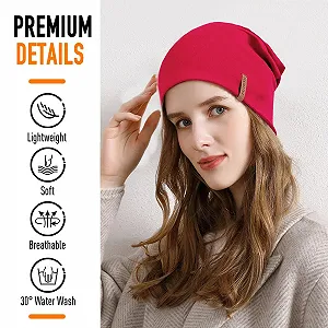 Шапка-бини Slouch, Мягкая хлопковая synthetic.ua - Фото 1