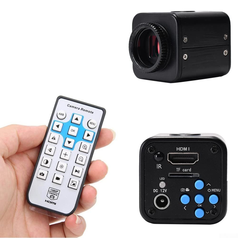 Промышленная видеокамера для микроскопа 24MP 4K 1080P с объективом C-Mount Zoom 1X-130X, фото №4