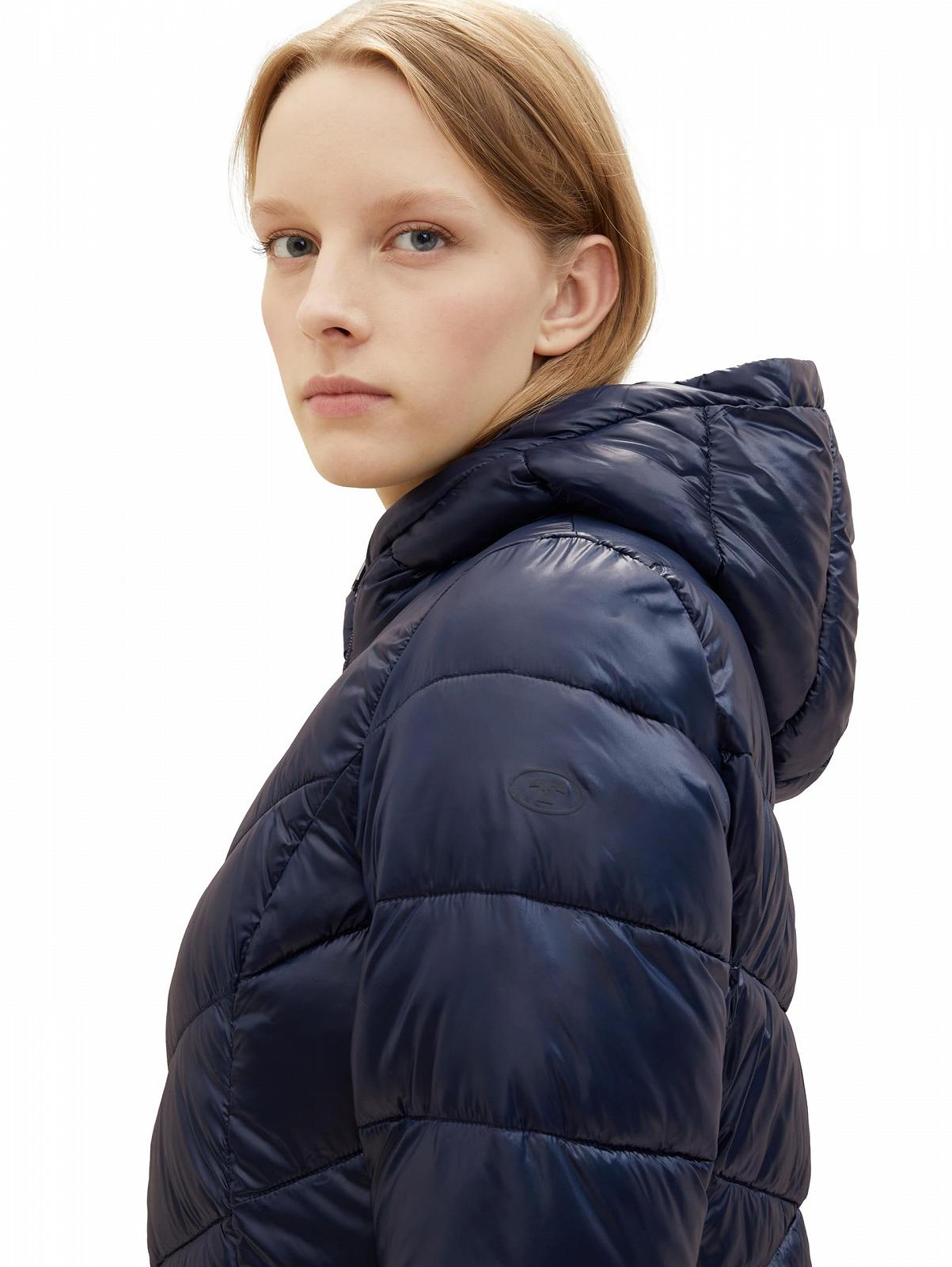 Легке стьобане пальто з капюшоном TOM TAILOR Жіноче, фото №6