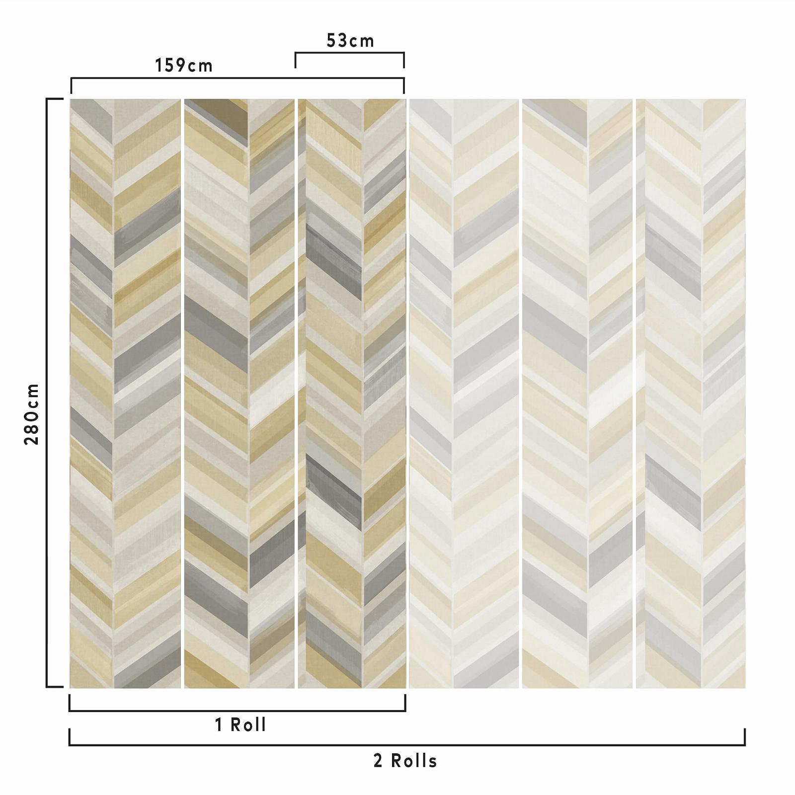 Фотообои Grandeco Inspiration Wall IW2301 Chevron Beige/Grey, фото №2 Фотообои Grandeco Inspiration Wall IW2301 Chevron Beige/Grey, фото №2