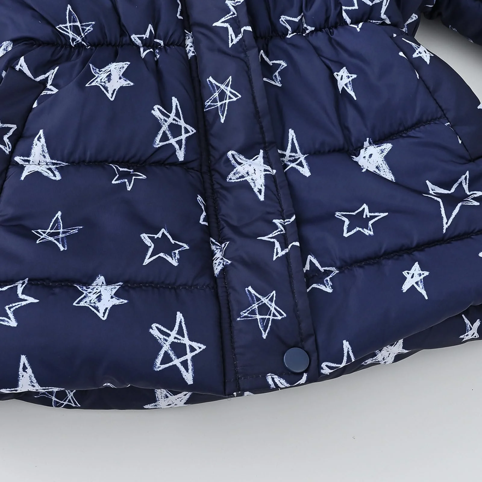 Пуховик зимовий для дівчинки, стьобана куртка, фото №6 Пуховик зимовий для дівчинки, стьобана куртка, фото №6