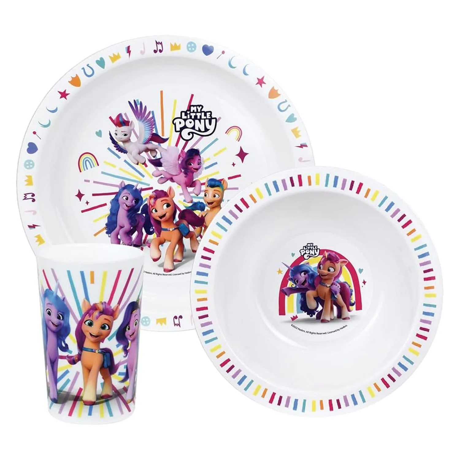 Набор посуды FUN HOUSE My Little Pony Pip Izzy Sunny and Zip, фото №1 Набор посуды FUN HOUSE My Little Pony Pip Izzy Sunny and Zip, фото №1