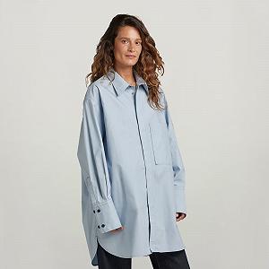 Жіноча сорочка G-Star RAW Oversized Boyfriend Shirt - S synthetic.ua - Фото 1