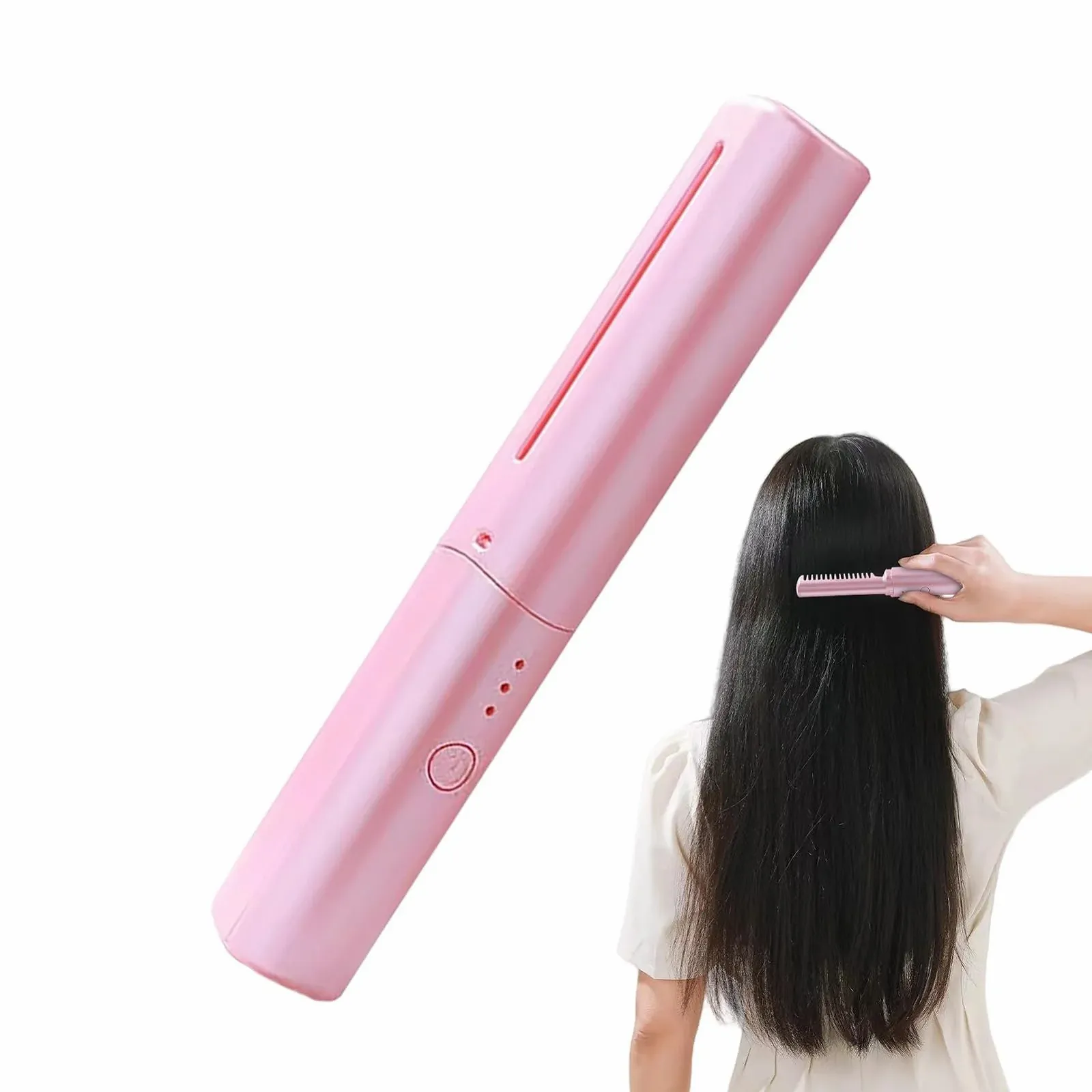 Випрямляч-щітка для волосся Portable USB Rechargeable для подорожей та дому, фото №7 Випрямляч-щітка для волосся Portable USB Rechargeable для подорожей та дому, фото №7