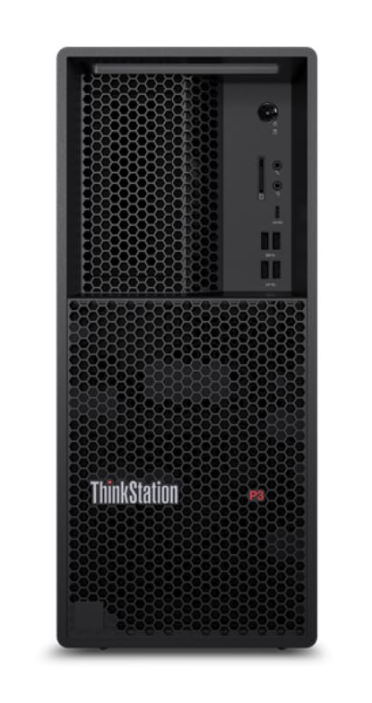 Комп'ютер LENOVO ThinkStation P3 Tower / Intel Core i9-13900K / RAM 32 ГБ / SSD 512 ГБ / HDMI / LAN / Wi-Fi 6 / Bluetooth 5.3 / Windows 11 / Черный, фото №1