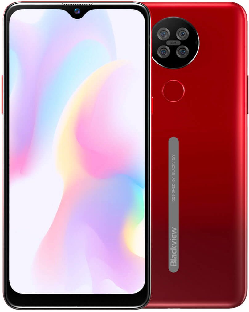 Смартфон 6.21" Blackview A80S 4/64Gb 4G 2-SIM 13/5Мп 8 ядер Coral Red, фото №1