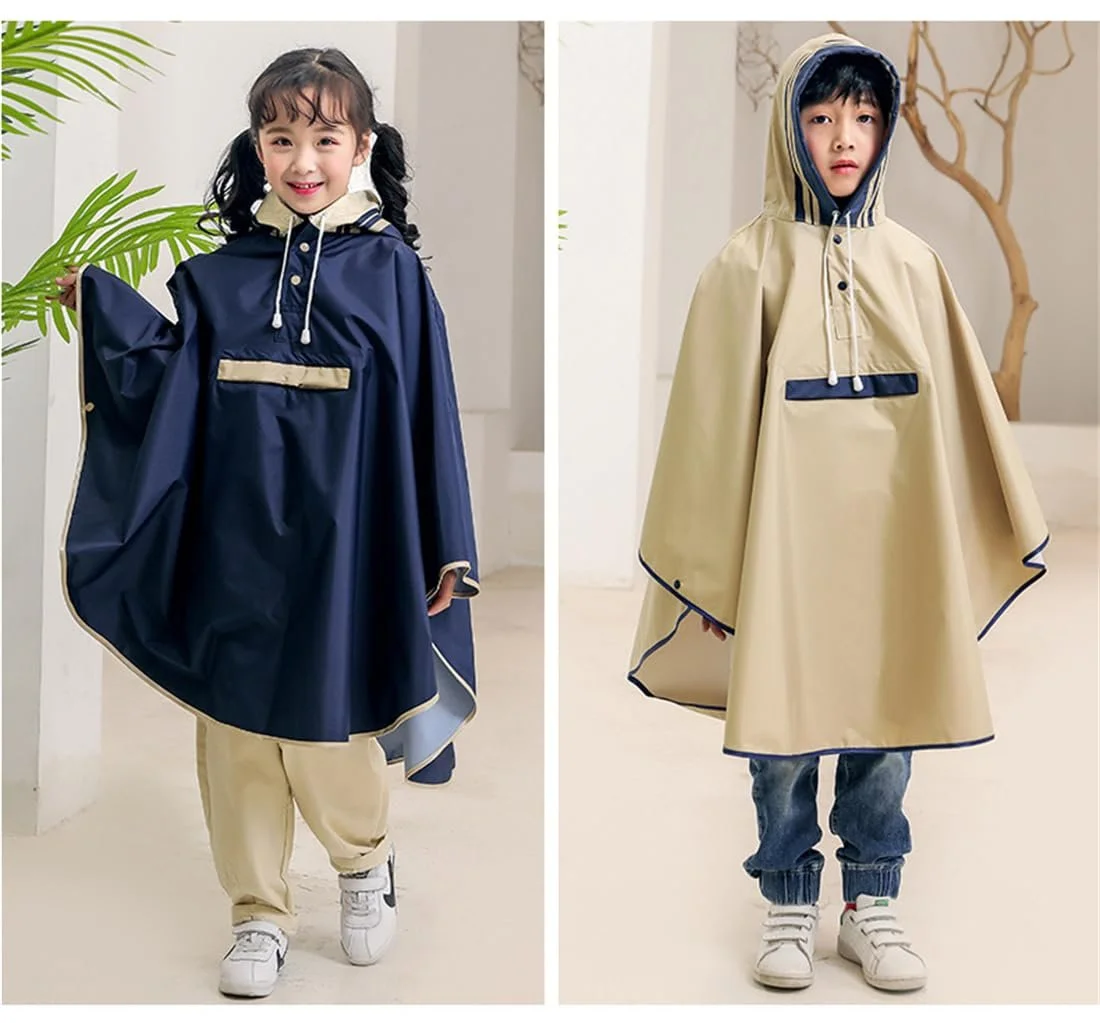 Дощовик ITODA Водонепроникний плащ-пончо з капюшоном, фото №7