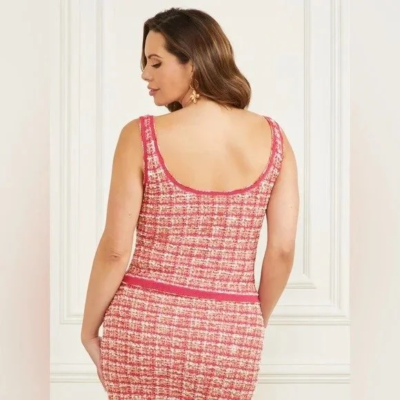 Жіночий топ твідовий Guess by Marciano Різнокольоровий - S, фото №4