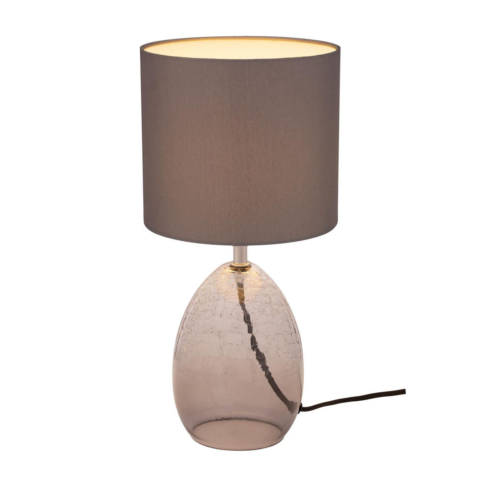 Настільна лампа Pauleen Tempting Gleam 48212 Max. 20 Вт E14 Димчасте скло Сіра, фото №5