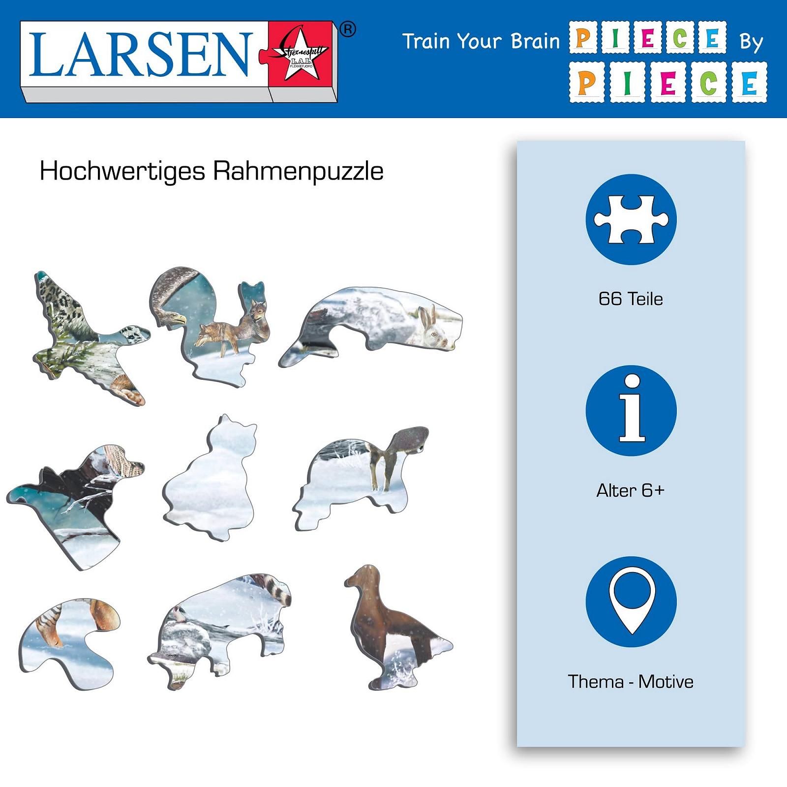 Пазл Larsen FH34 Дика природа Сибіру та Північно-Східної Азії, фото №3 Пазл Larsen FH34 Дика природа Сибіру та Північно-Східної Азії, фото №3