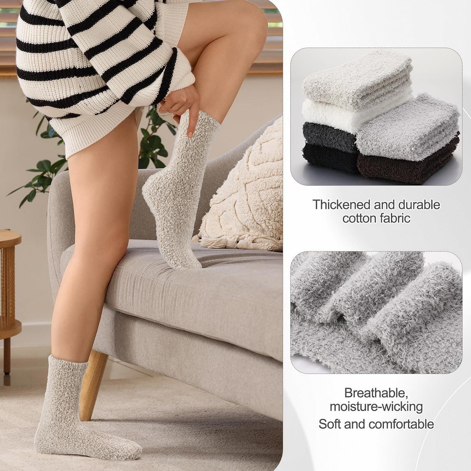 Носки Женские Мягкие, 6 пар, 38-42, Теплые Зимние Носки, фото №4