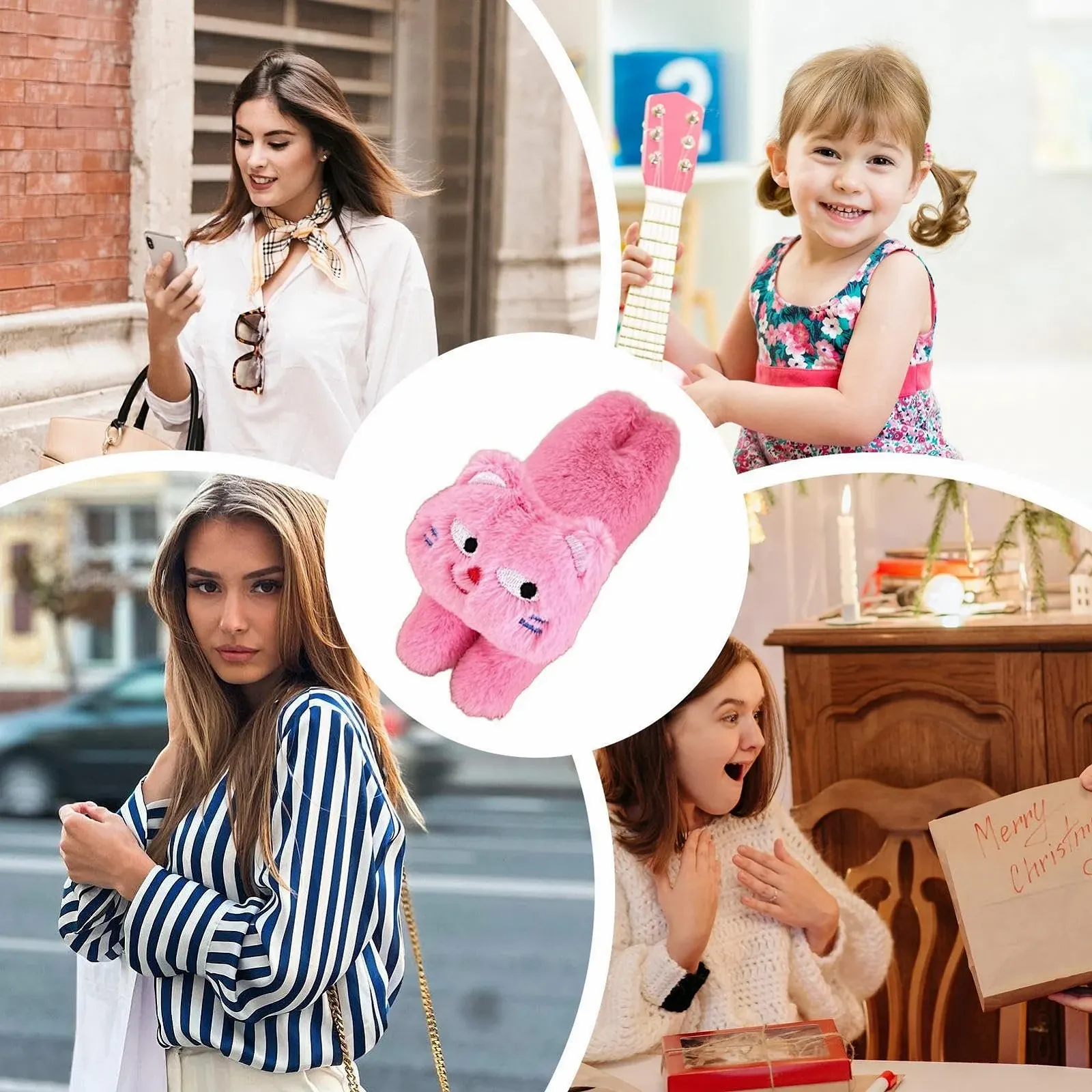 Заколка для волос Плюшевая для кошек Модная Милая Животное Аксессуары для волос, фото №3