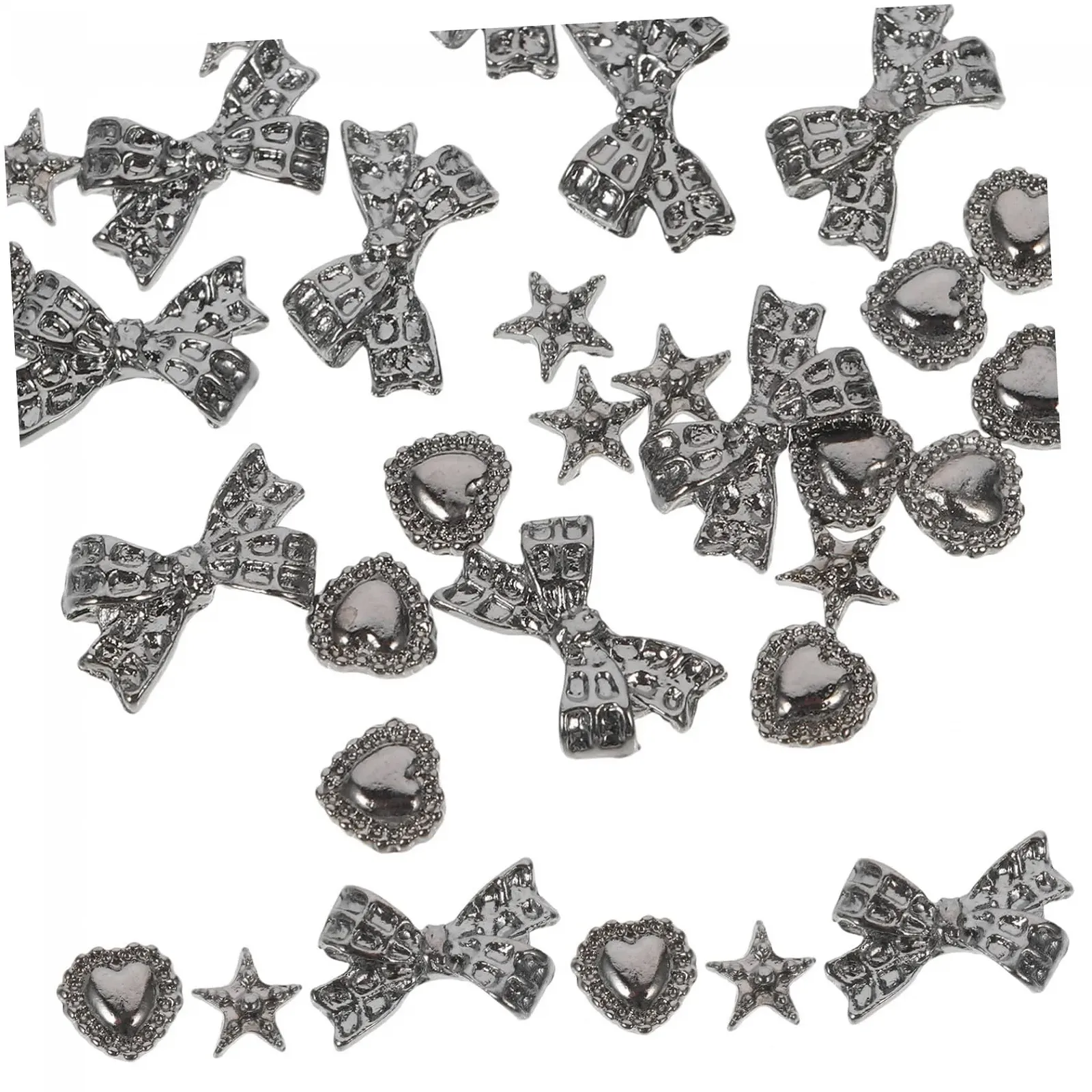 Аксесуари для нігтів Healeved, сріблясті, фото №1