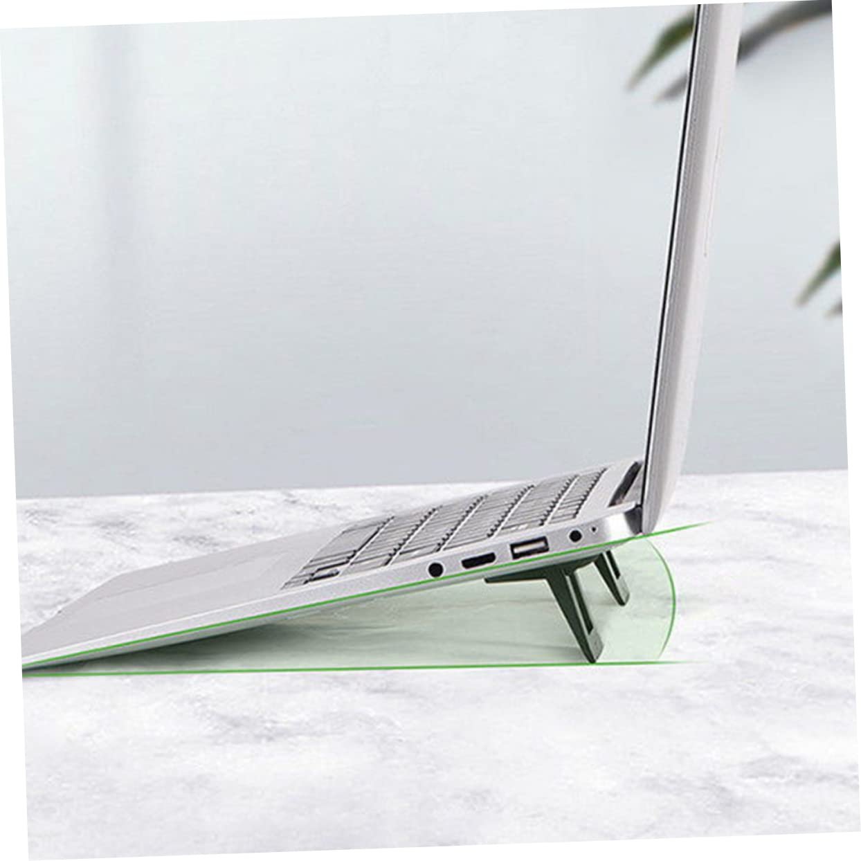 Подставка для ноутбука складная (1 пара) Регулируемая по высоте, эргономичная, стабильная, оптимальная для ноутбуков, фото №9