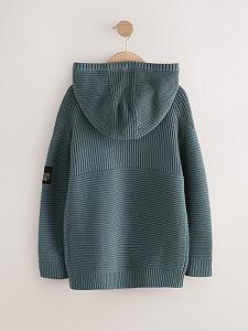 Вязаная толстовка-худи для мальчиков Next Utility synthetic.ua - Фото 1