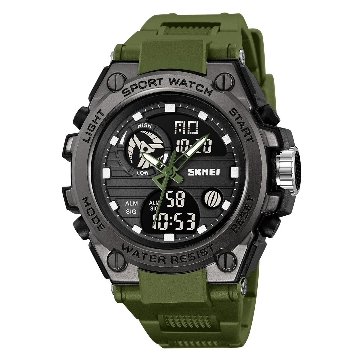Годинник Skmei 2360AG Army Green, фото №1
