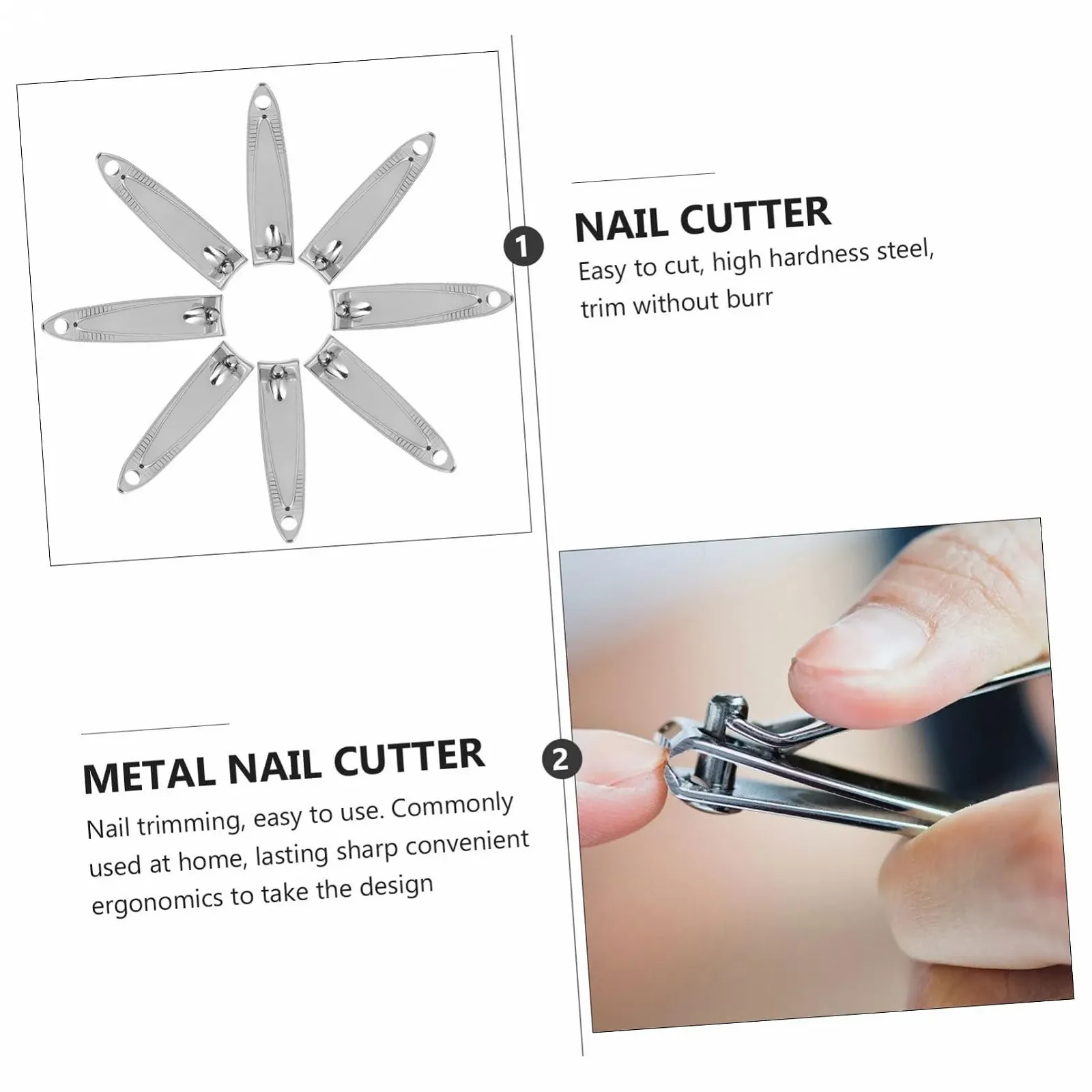 Кусачки для ногтей Healvian, набор 20 шт., фото №2