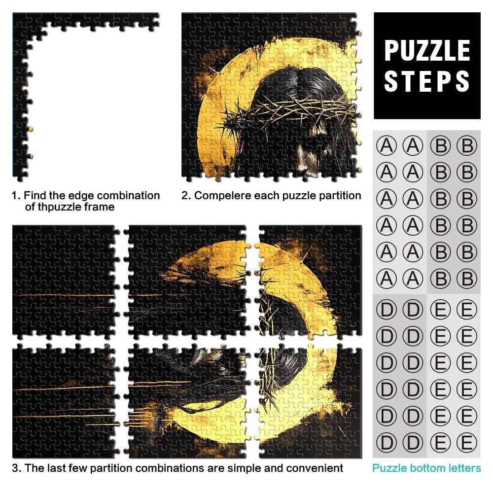 Пазл Jesus Christ Painting 1000 елементів 75 x 50 см, фото №3 Пазл Jesus Christ Painting 1000 елементів 75 x 50 см, фото №3