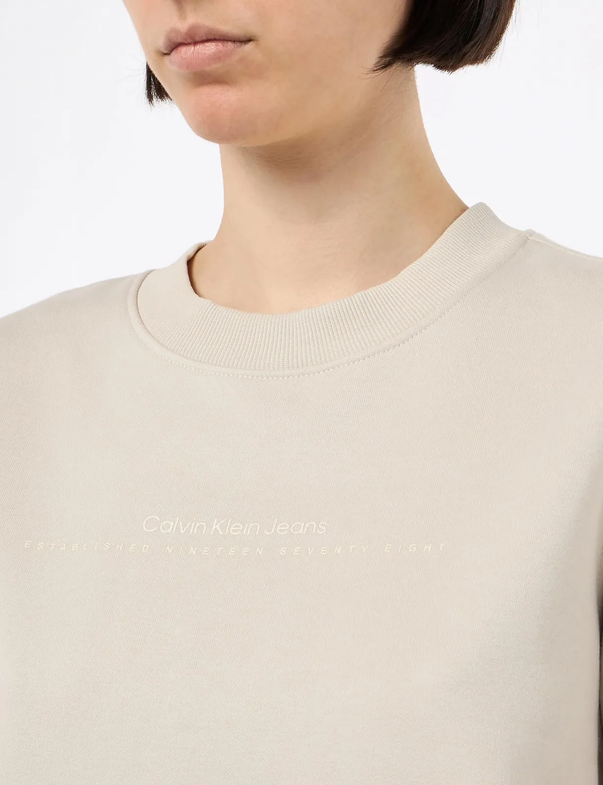 Жіночий світшот Calvin Klein Institutional Graphic Crewneck, фото №2