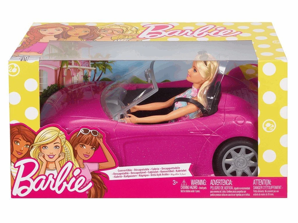 Лялька Barbie FPR57 Кукла и Кабриолет Рожевий, фото №1 Лялька Barbie FPR57 Кукла и Кабриолет Рожевий, фото №1