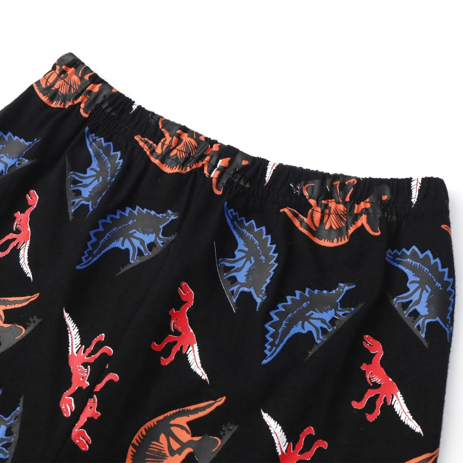 Комплект піжамний Dinopjs для хлопчиків, з короткими рукавами, топи та шорти, фото №6