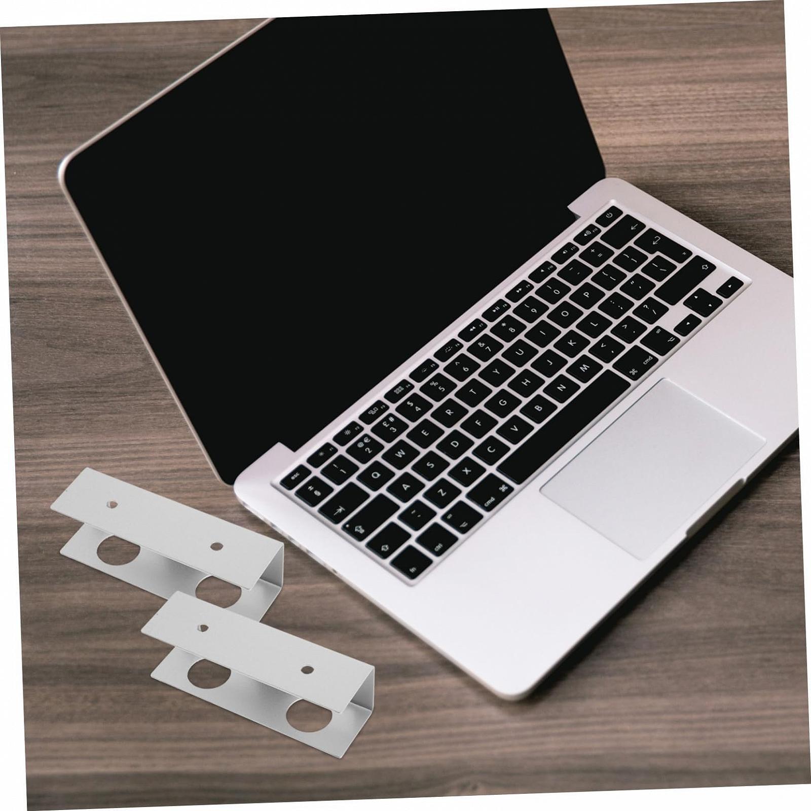 Підставка для ноутбука під стіл Міцна підставка для ноутбука та планшета, що заощаджує місце, простий в установці тримач для комп'ютера для чистого робочого місця, фото №9