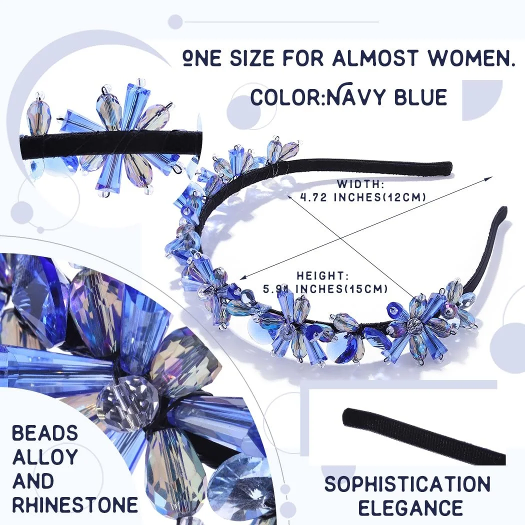 Обруч для волосся IYOU Блискучий, фото №5