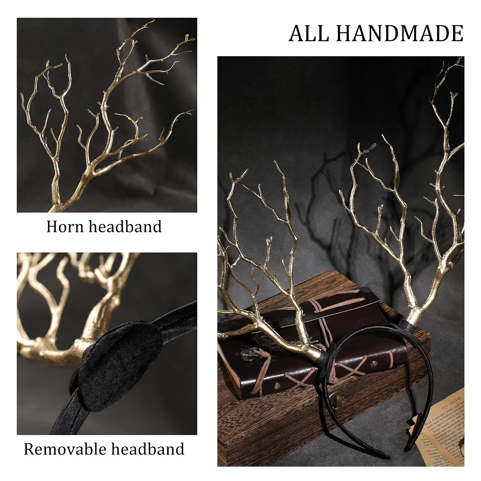 Обруч на голову Гілка дерева MOSTORY, фото №3