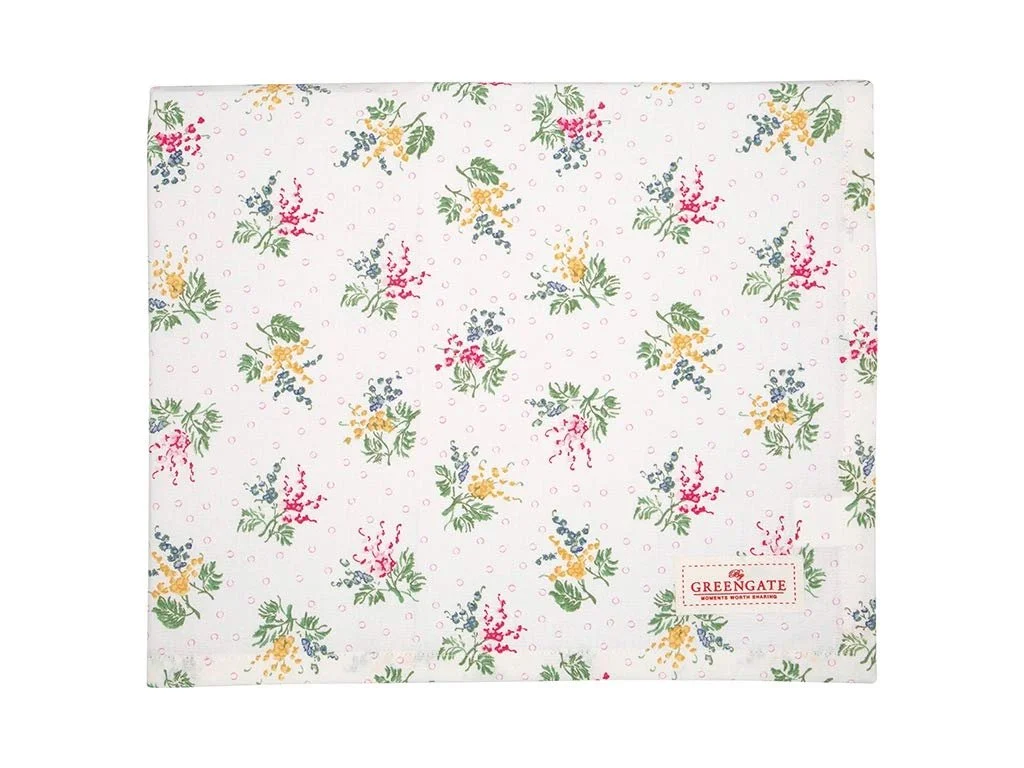 Скатертина GreenGate Mira White 145 x 250 см, фото №1