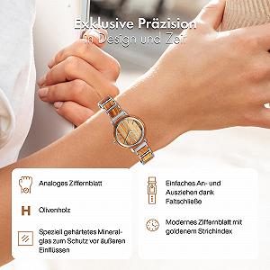 Деревянные часы Raptor Beauty RA10207 Женские Аналоговые Кварцевые цена на synthetic.ua - Фото 1 Деревянные часы Raptor Beauty RA10207 Женские Аналоговые Кварцевые synthetic.ua - Фото 1