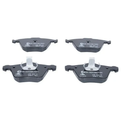 Комплект гальмівних колодок, дискове гальмо ATE Ceramic 13.0470-7243.2 для FORD VOLVO, фото №2