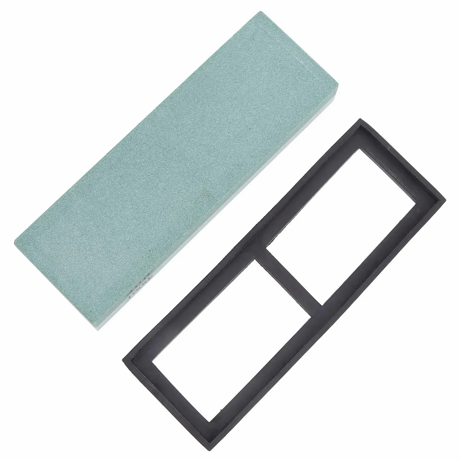 Точильный камень двухсторонний White Corundum 400/1000 Grit с базой, фото №6